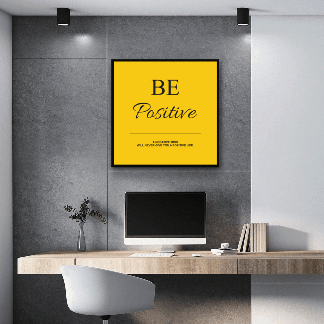 MOTIVATIONAL FRAMED QUOTES BUNDLE BLACK & YELLOW - EVODIA PK STORE