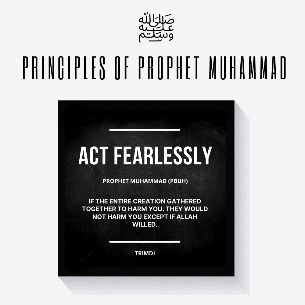 4 Principles of Prophet Muhammad PBUH (Framed) - EVODIA PK STORE