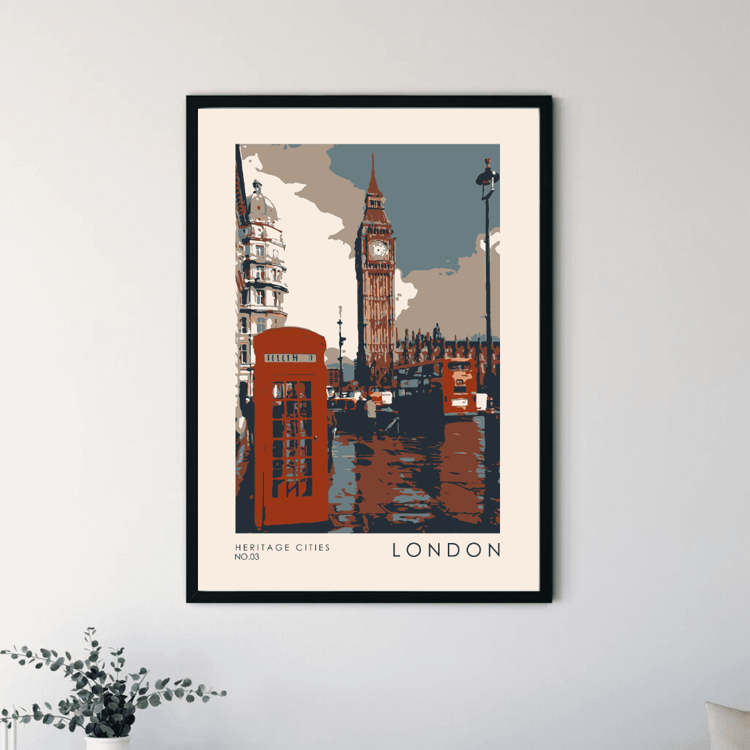 Vintage Travel Art Frames - EVODIA PK STORE