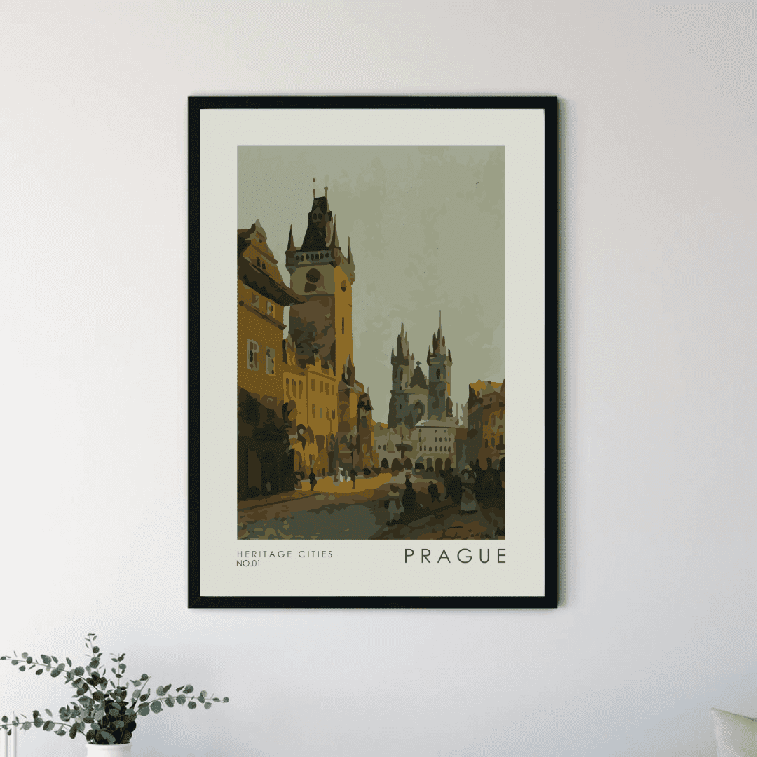 Vintage Travel Art Frames - EVODIA PK STORE